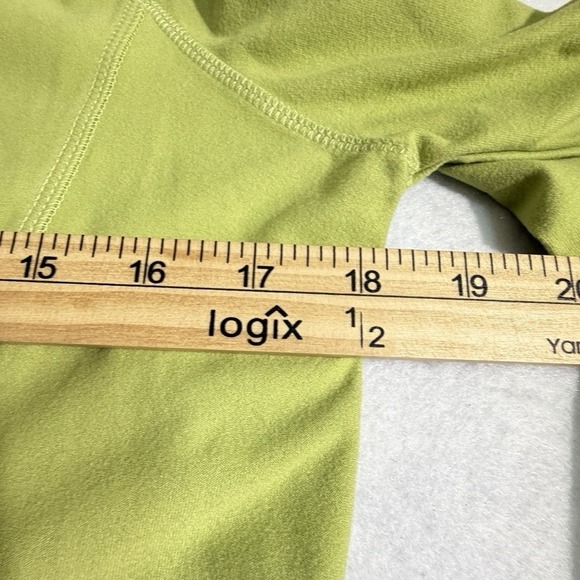 Athletic Works Womens Long Sleeve Mock Neck Top Green Dri-More Technology Size L - Picture 4 of 6